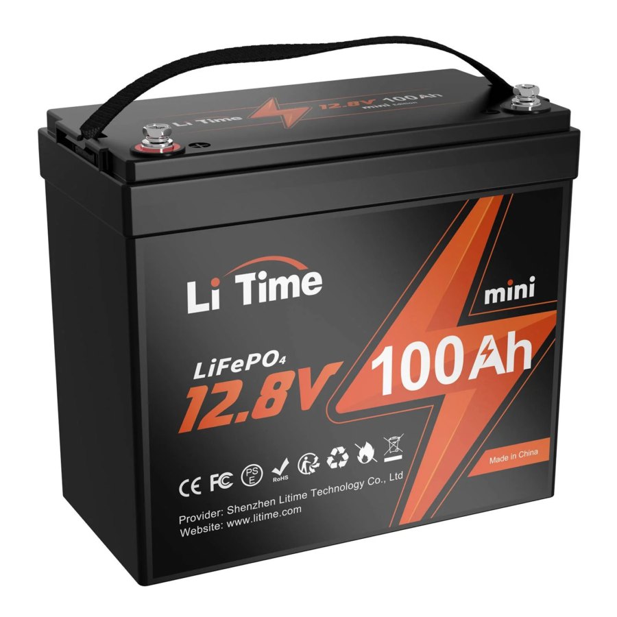 LiTime 12V100Ah mini リン酸鉄リチウムイオンバッテリー