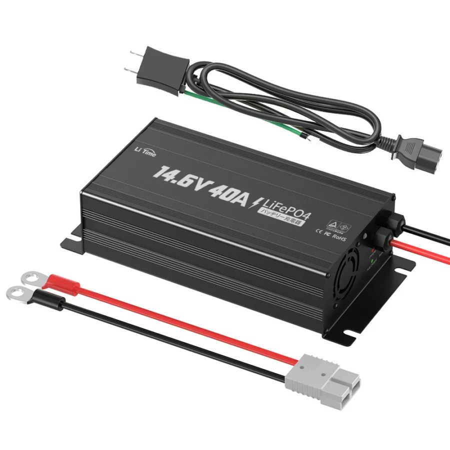 LiTime 12V 40A バッテリー充電器